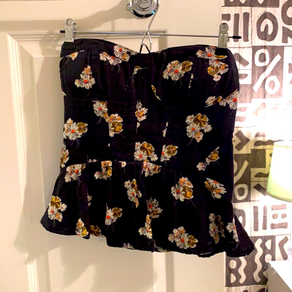 Urban outfitters corset tube top